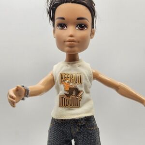 BRATZ  Vintage 2003 10" Boy Doll Figure with Jeans, Shirt & Brown Shoes